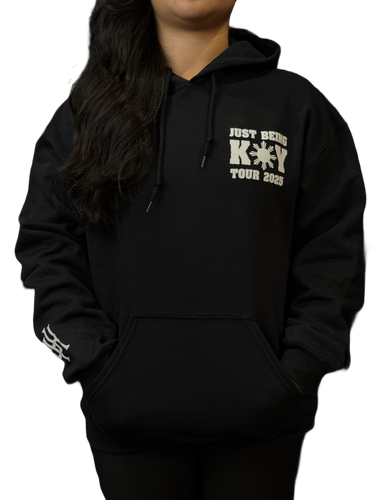 Just Being Koy 2025 Tour Hoodie