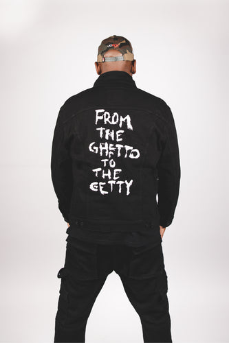 Jo Koy X Levi's - From The Ghetto To The Getty Black Denim Jacket