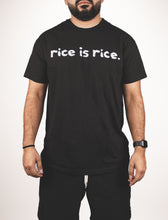 Rice is Rice Men's Black T-Shirt