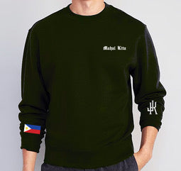 Mahal Kita Crewneck Sweatshirt- Pine Green