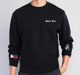 Mahal Kita Crewneck Sweatshirt- Black