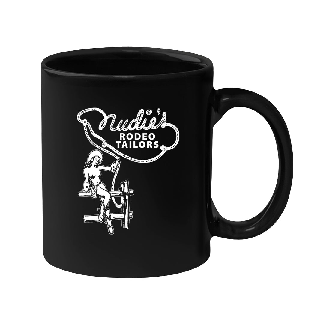 Nudie's Rodeo Tailors Black Mug