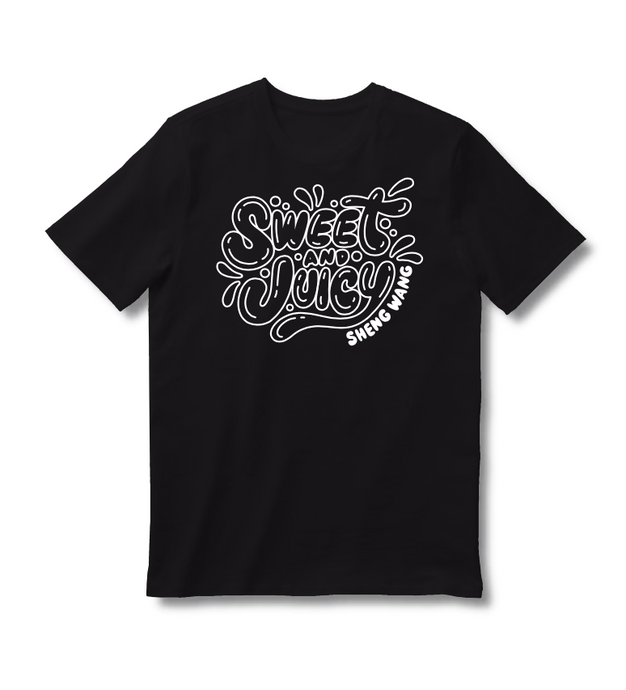 Sweet and Juicy Black Tee