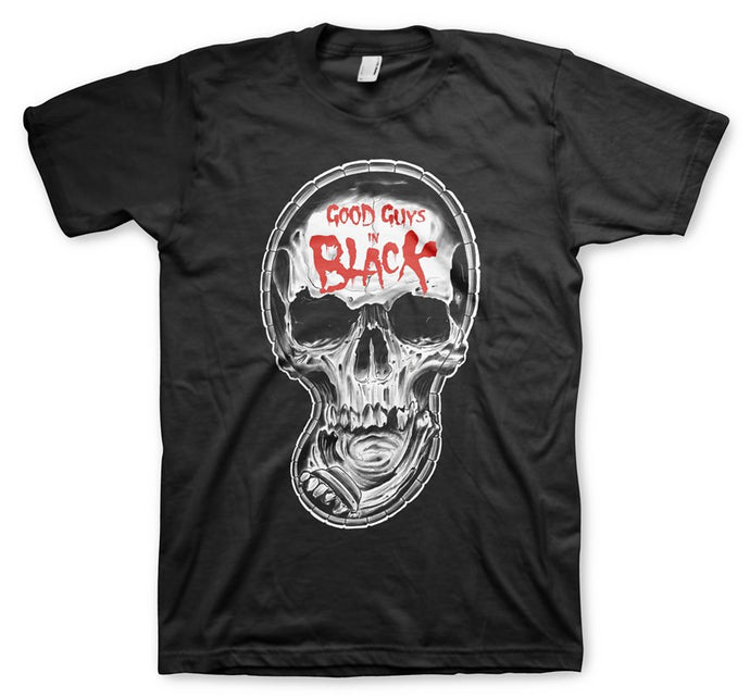 GGIB Pool Skull Men's Black T-Shirt