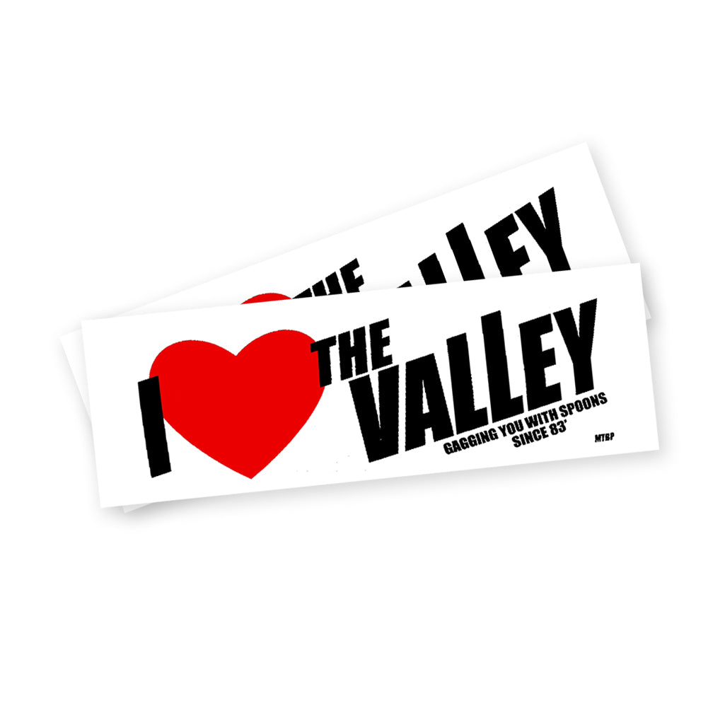 I Love The Valley Bumper Sticker Pack