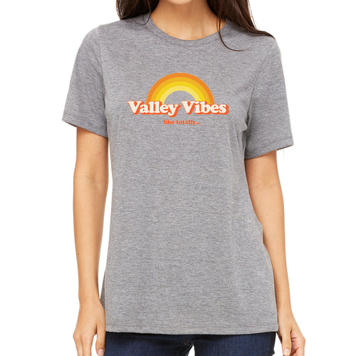 Valley Vibes Women's Tri Grey Tee