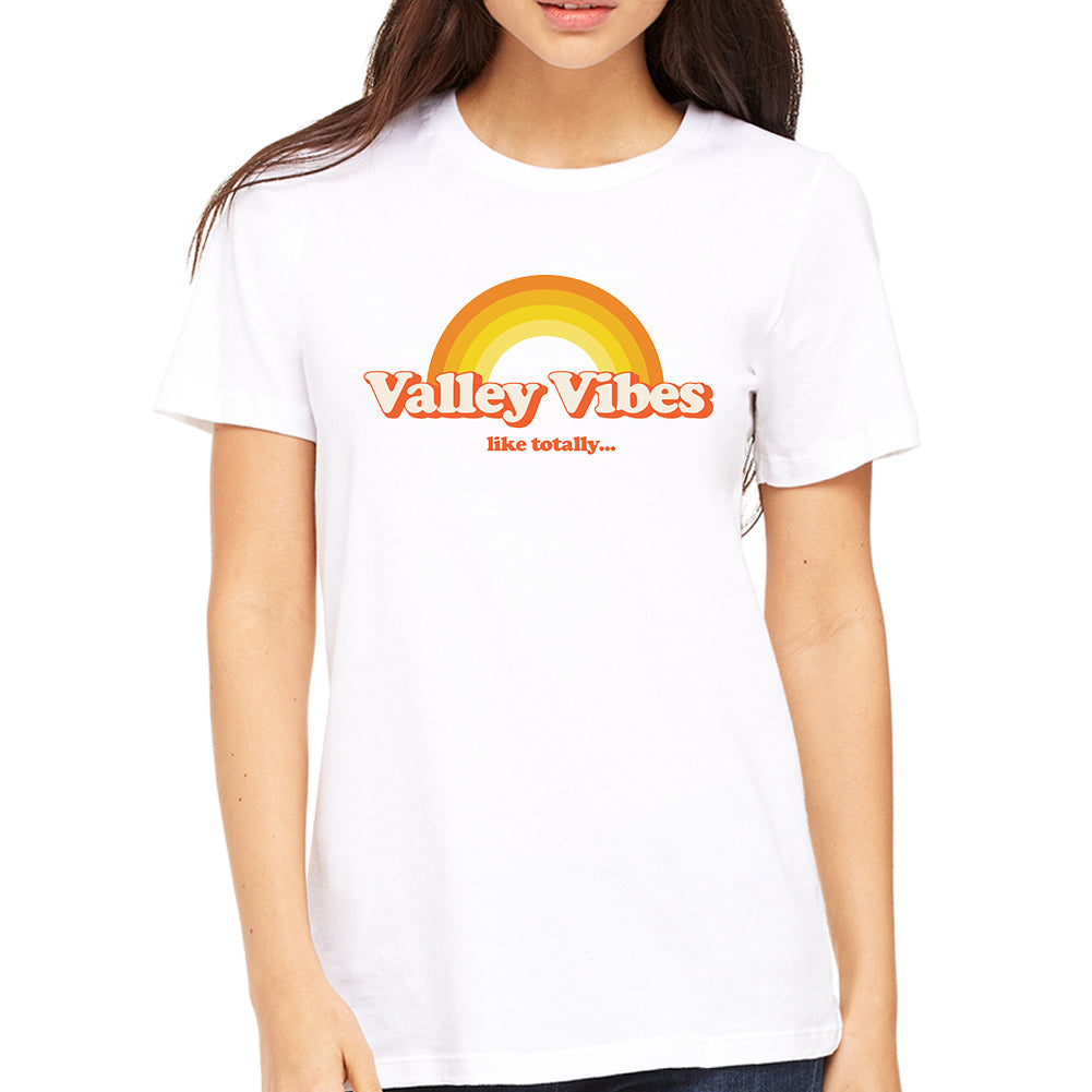 Valley Vibes Women's White Tee