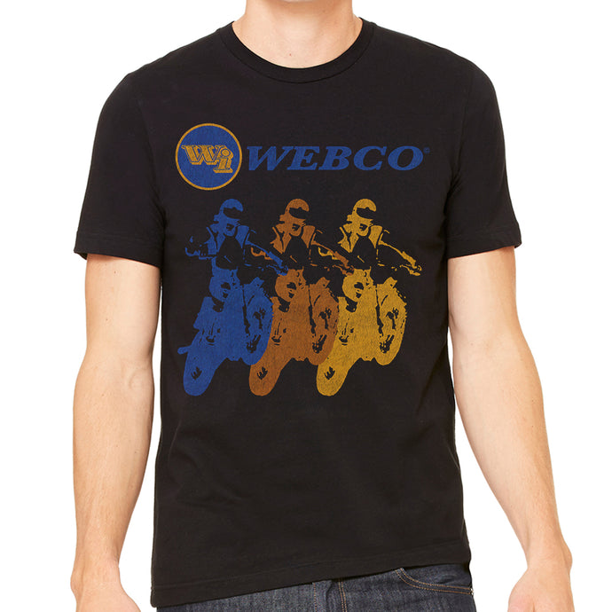 Webco Triple Bike Vintage Style Soft Tee