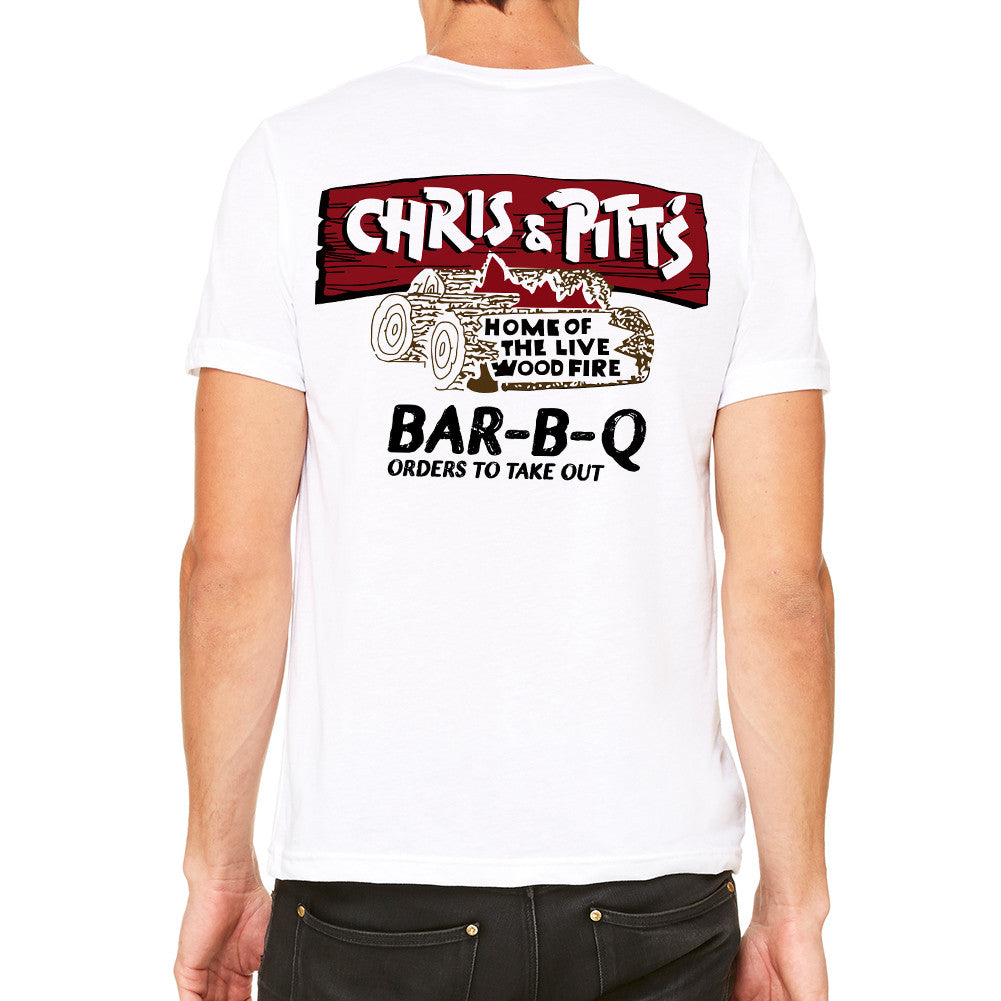 Chris & Pitts White Men's T-Shirt