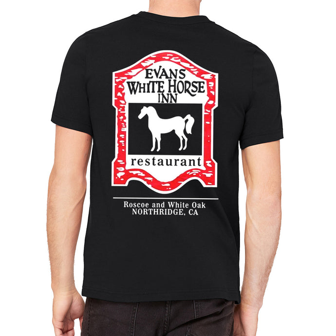 Evan's White Horse Inn Black Men's T-Shirt