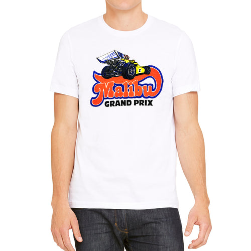 Malibu Grand Prix Logo 2.0 Men's White T-Shirt
