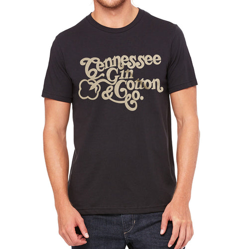 Tennessee Gin Cotton Men's Black T-Shirt