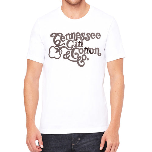 Tennessee Gin Cotton Men's White T-Shirt