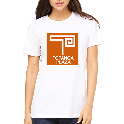 Topanga Plaza Retro White Women's T-Shirt