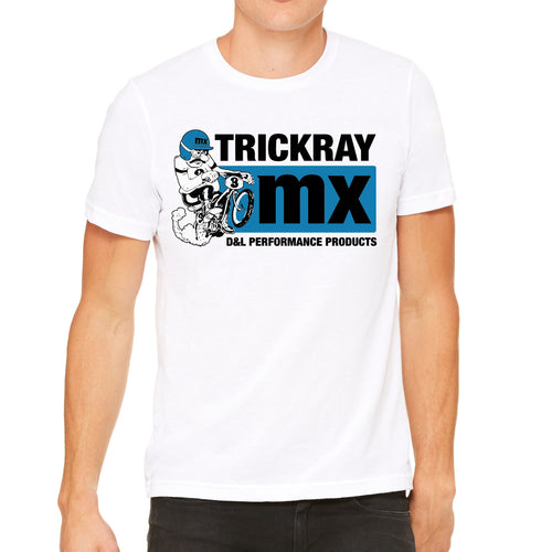 Trickray BMX Men's White T-Shirt