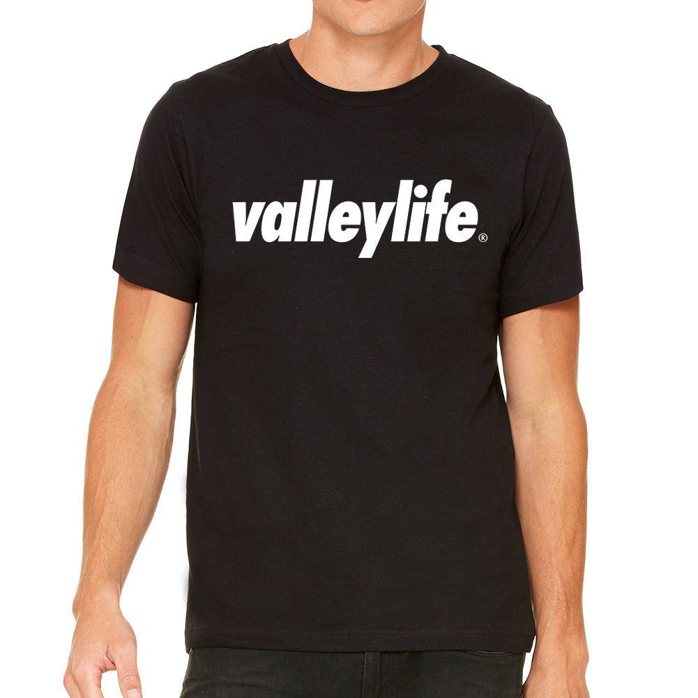 Valley Life Men's Black T-Shirt