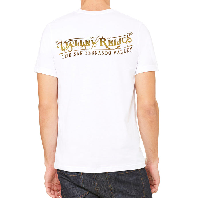 Valley Relics Logo White Men's T-Shirt