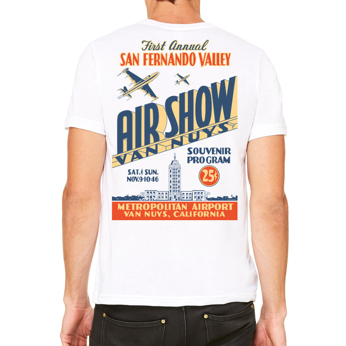 Van Nuys Airshow Men's White T-Shirt