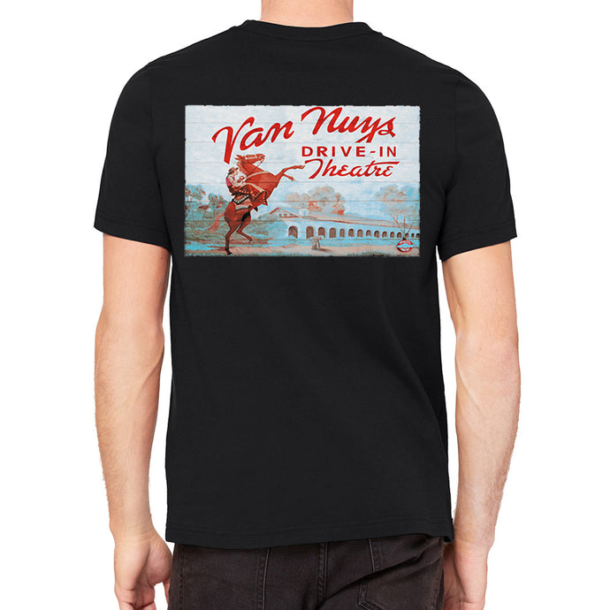 Van Nuys Drive In Black Men's T-Shirt