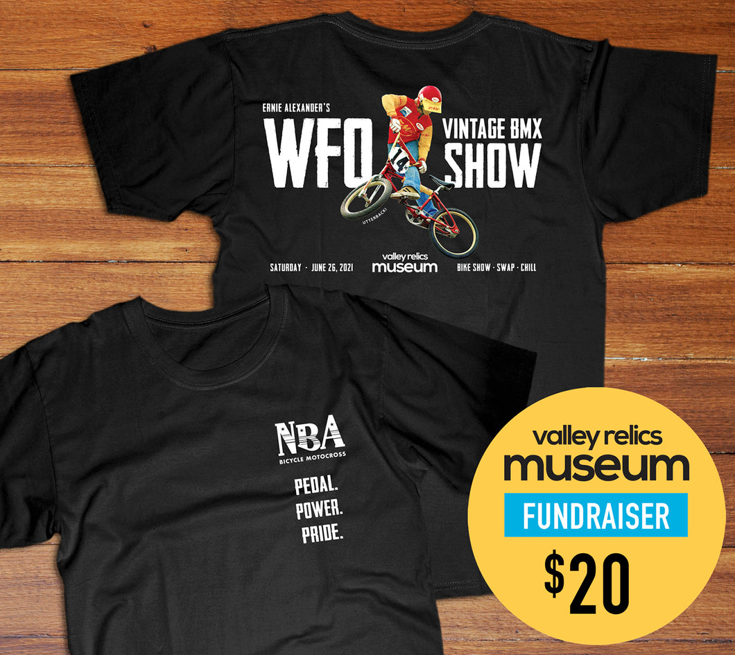 WFO Vintage BMX Show Men's Black Tee (Pre-Order)