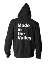 Made in the Valley Black Zip Hoodie