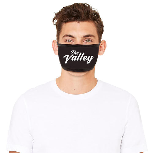 The Valley Black Face Mask
