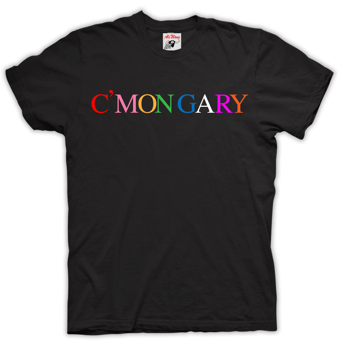 C'mon Gary Black Tee