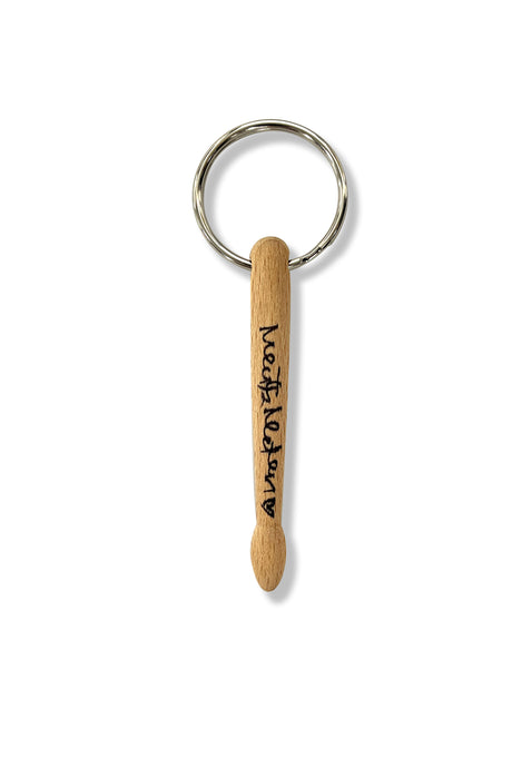 Signed Keychain Drumstick  